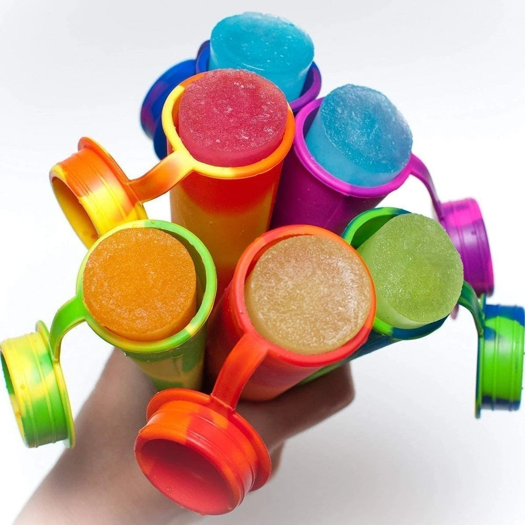 6-24pcs Popsicles Molds DIY Popsicle Maker Summer Ice Cream Yogurt Jelly Ice Pop Mold Freeze Cream Maker Kitchen Tool Accessory