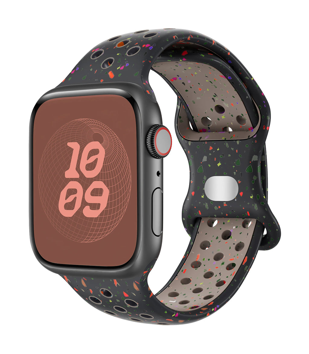 Silicone Strap for Apple watch band 40mm 41mm 45mm 44mm 46mm 49mm 42mm Breathable bracelet iwatch Series 11 10 9 8 SE 3 Ultra 2