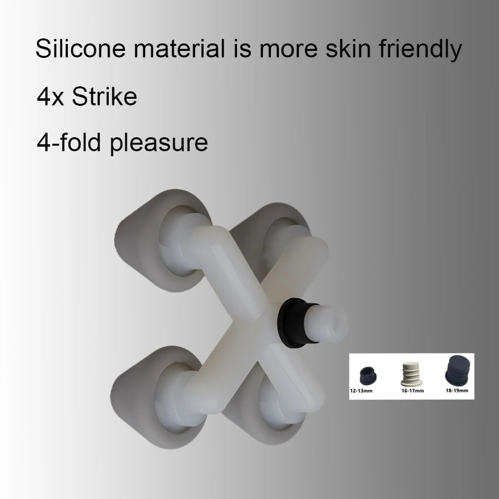Fascial gun massage head Massage Gun Head Four Heads Ball For Massage Gun Accessoires Back Massagerrelieve lumbar body parts