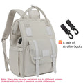PANGDUBE Baby Nappy Bag with 2pcs Stroller Hooks Mummy Bag Backpack Waterproof Outdoor Travel Mommy Maternity Bag for Baby Stuff