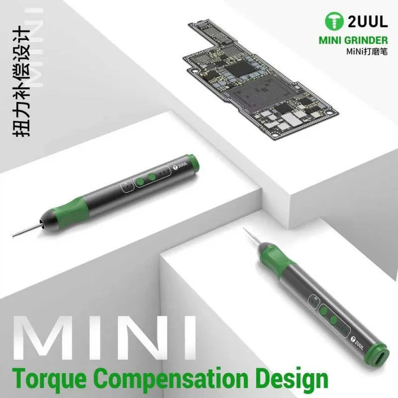 2UUL DA86 MINI GRINDER Cordless Rotary Tool U8 Drill Easy to Operate Auto-Remembers Last Gear for Mobile Motherboard Kits