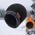 Winter Beanie Hat For Men Fleece Scarf Women Knitted Hat Warm Cap Thick Wool Neck Warmer Scarf Balaclava Mask Skullies Beanies