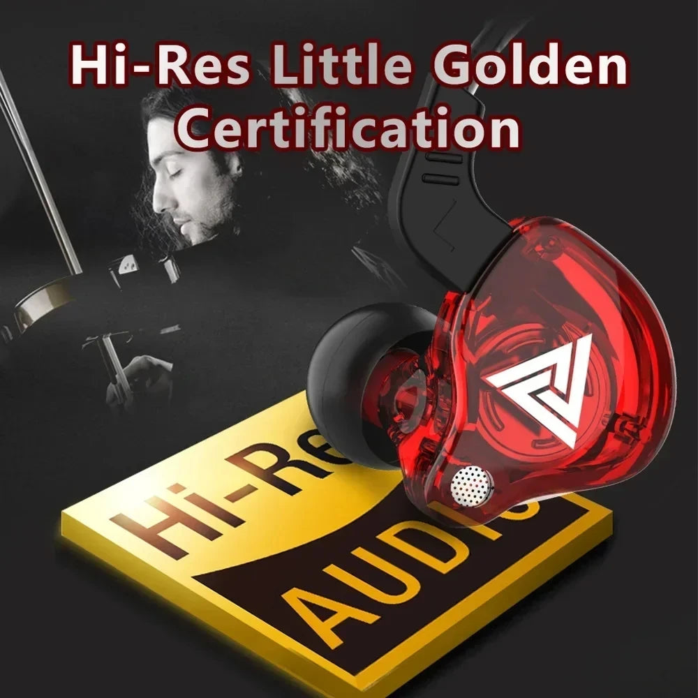 NEW KZ AK6 Copper Driver HiFi Wired Earphone 3.5MM Race Sport Headphone Bass Stereo Headset Music Earbuds In Ear With Mic