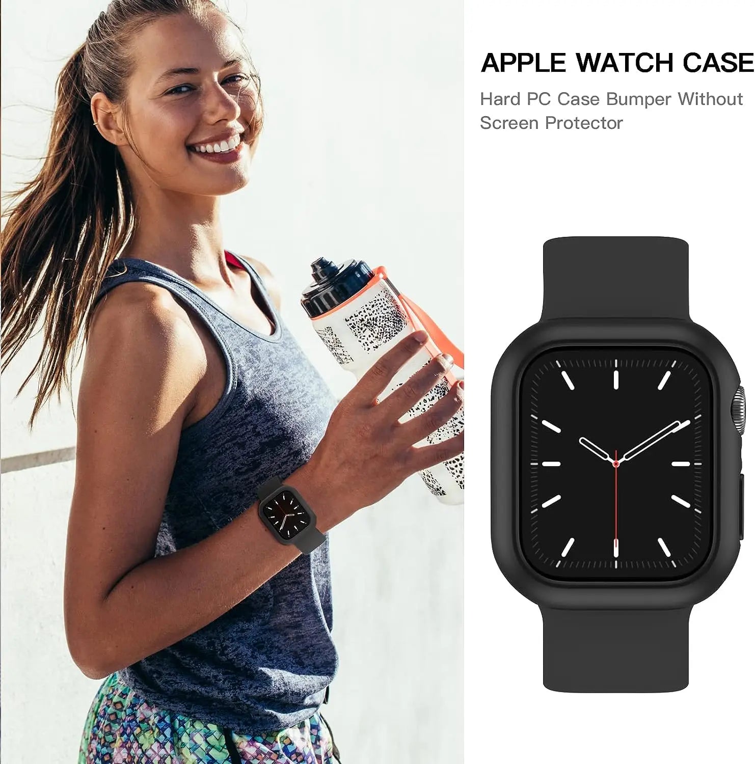 Cover for Apple Watch Case40/41/42/44/45/46mm Accessories light and thin PC Protector bumper iWatch Series11 10 8 7 SE 6 5 4 3 9