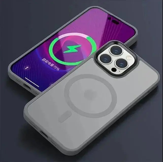 Matte Translucent Frosted Case For IPhone 18 16 15 14 13 11 12 17 Pro Max Plus Magnetic Case For Magsafe Wireless Charging Cover