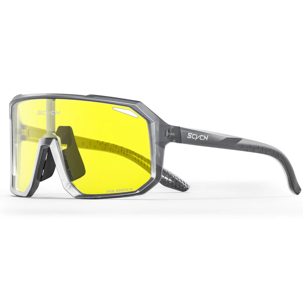 SCVCN Polarized Yellow Night Driving Fishing Glasses Cycling Equipment Outdoor Sports Bike Eyewear Camping Running Accessories
