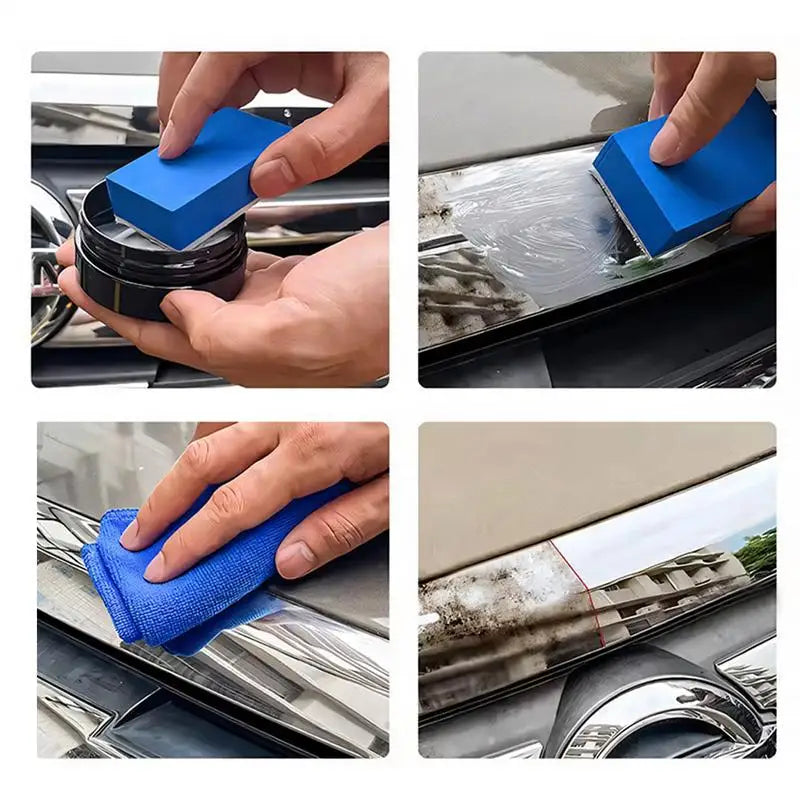43g Universal Car Chrome Restoration Polish Metal Shine Renovation Compound for Car Door Handles Windows and Trim Removes Rust