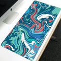 Large Anime Mouse Pad Non-Slip Extended Gaming Desk Mat with Rubber Base And Stitched Edge Kawaii Keyboard Mat for Laptop Gamer