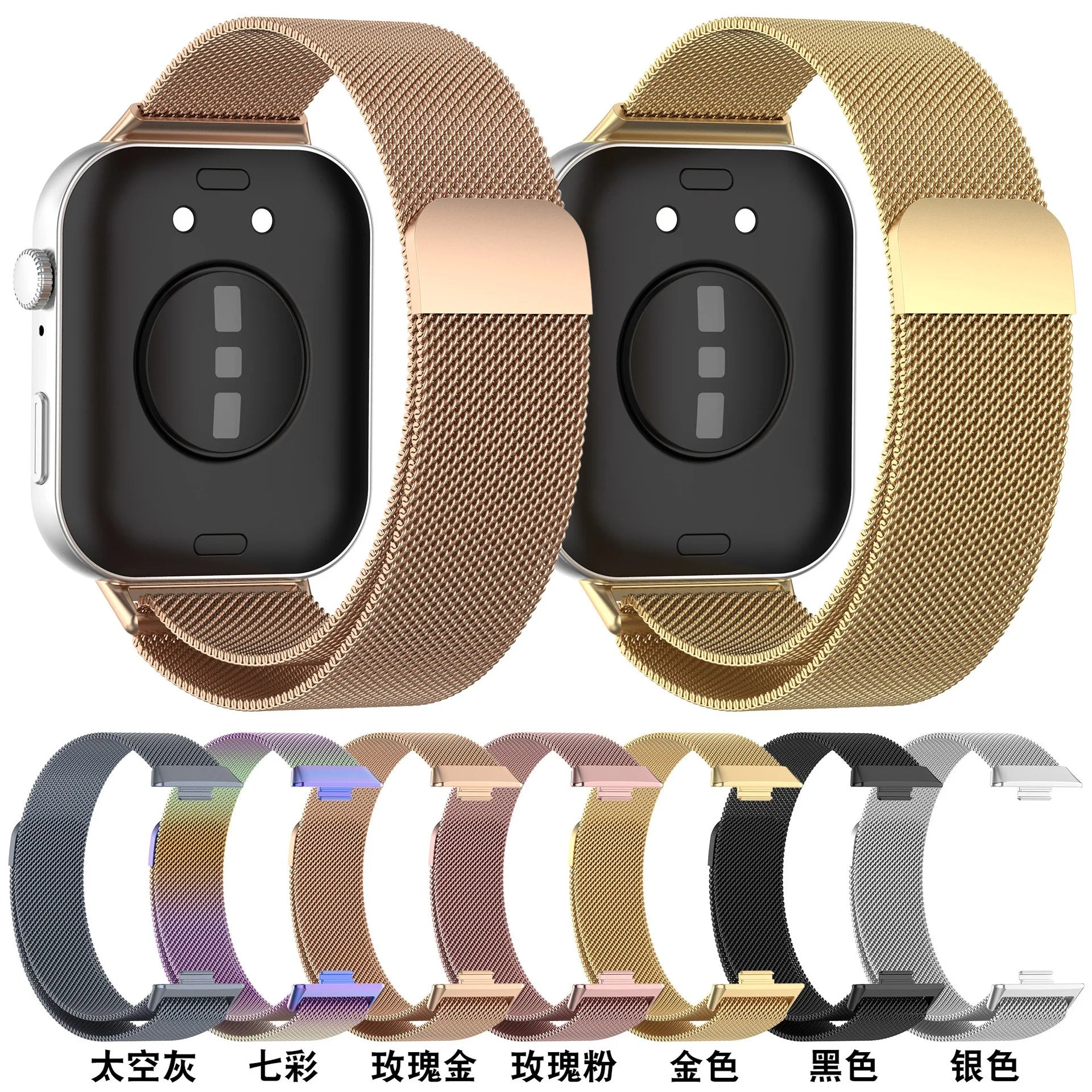 Magnetic Milanese Strap for Huawei Watch Fit 3/4/5 Stainless steel Breathable Wristband for Huawei Watch Fit 4 Pro/5/5 Pro Strap