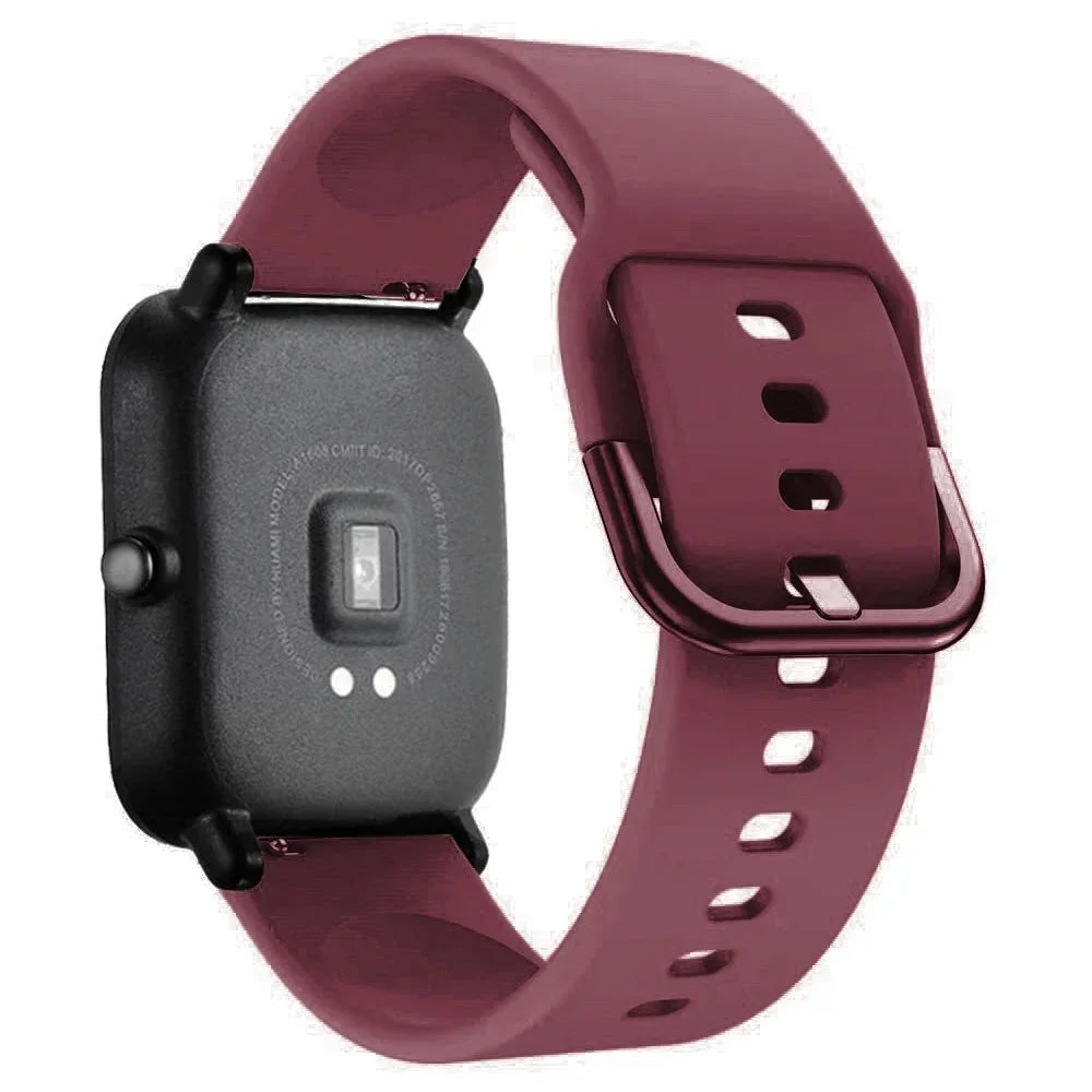 Silicone Strap For Amazfit GTS 4/2e/3/2 GTS2 Mini/GTR 4/3/Pro/2/2e Sport Bracelet Huawei watch Gt 5-4-2e-3-3 pro 20mm 22mm Bands