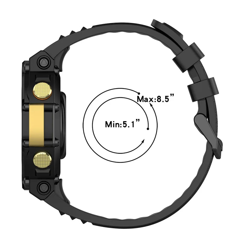 Silicone Strap For AMAZFIT T-Rex 2 Official Replacement Strap With Tool For Huami Amazfit T-Rex2 Official Replacement Strap