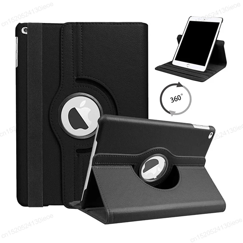 Case for IPad 9.7 2017 2018 IPad Air 2 3 4 5 iPad Pro 11" 10.2 7th 8th 9th 10 10th Gen Mini 6 7Case Rotating Stand Tablet Cover