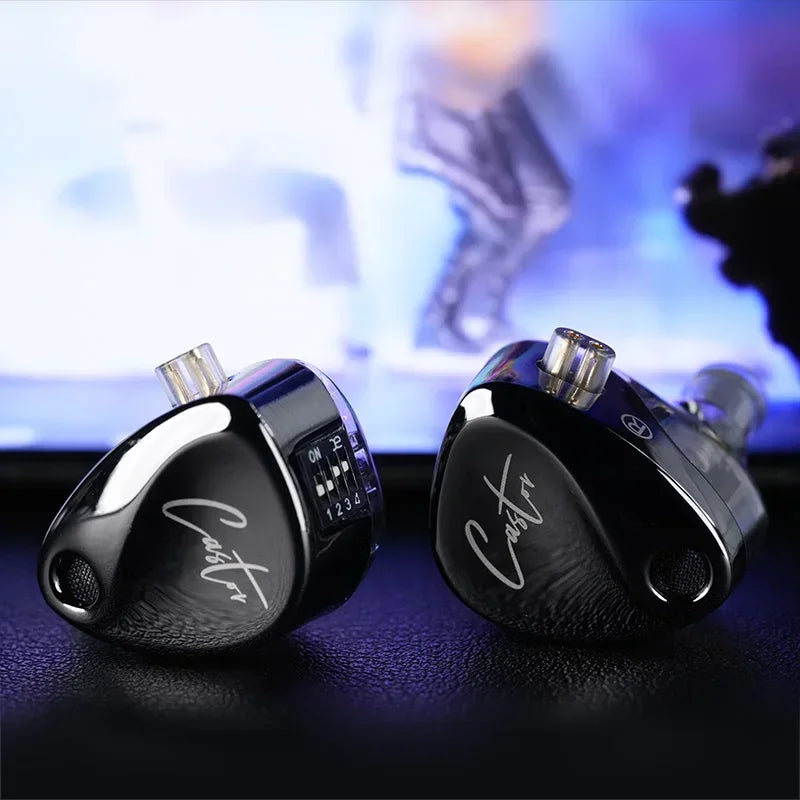 KZ Castor 2DD in Ear Earphone HiFi Dynamic High-end Tunable Earphones Monitor Headphone Cancelling Earbud ZSNPRO ZSX ESX D-FI