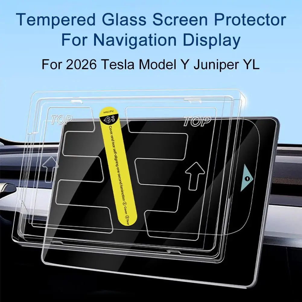 For Tesla Model 3 Screen Protector Artifact Navigation Tempered Film LCD Screen Tempered Glass Film Accessories