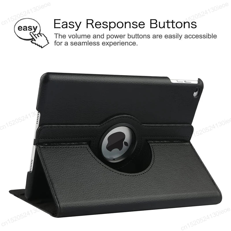 Case for IPad 9.7 2017 2018 IPad Air 2 3 4 5 iPad Pro 11" 10.2 7th 8th 9th 10 10th Gen Mini 6 7Case Rotating Stand Tablet Cover