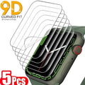 5PCS Protection Film for Apple Watch 9 5 6 SE 40mm 44mm 41mm 45mm Screen Protector for Apple Watch 5 6 7 8 9 41mm 45mm 40mm 44mm