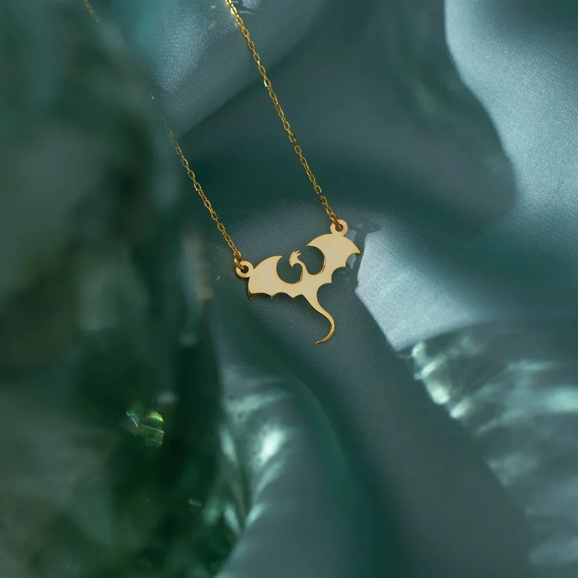 Stainless Steel Dragon Pendant Necklace  Dragon Movie Family Same Necklace Dainty   Gifts For Women Men