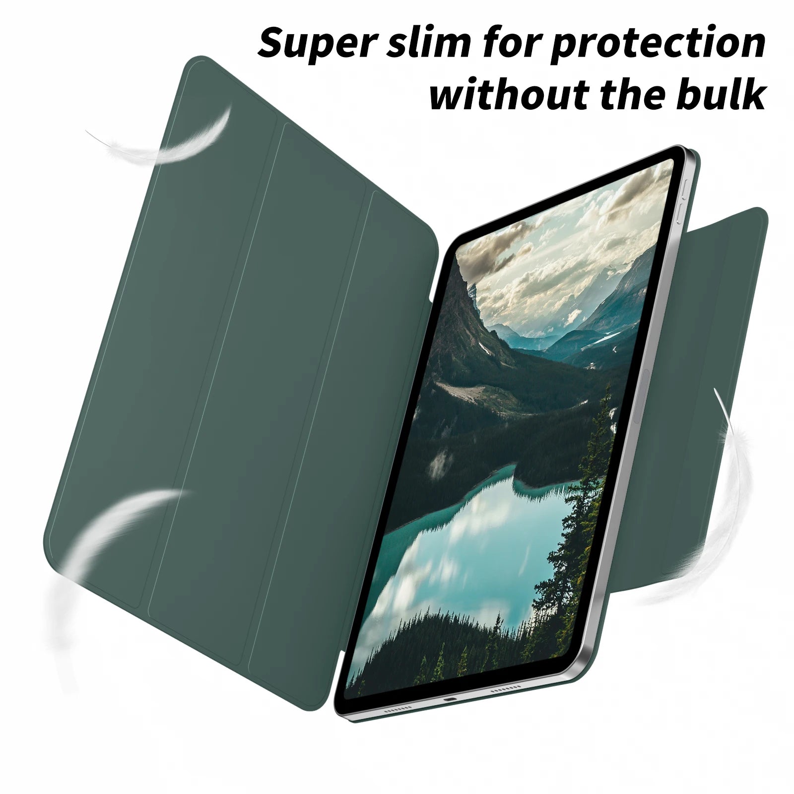 ZOYU for iPad A16 11/10th Gen Pro 11 12.9 inch Magnetic Case,For iPad Air 4/5/6/7/8 10.9 Mini 6/7 with Magnetic Detachable Cover