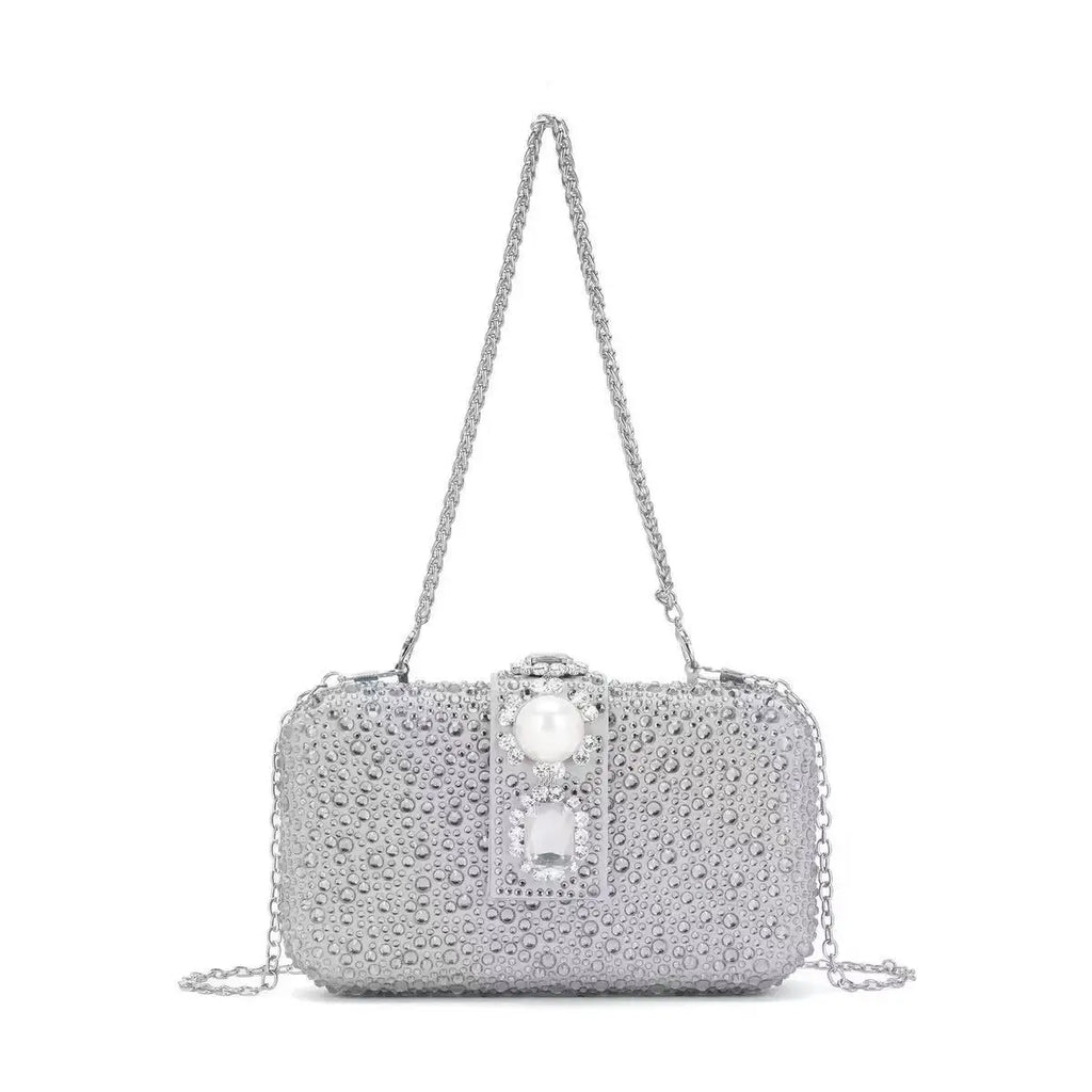 Crystal Shiny Diamond Evening Clutch Purse Wedding Party Banquet Bag Luxury Design Glitter Women Handbag Shoulder Crossbody Bag