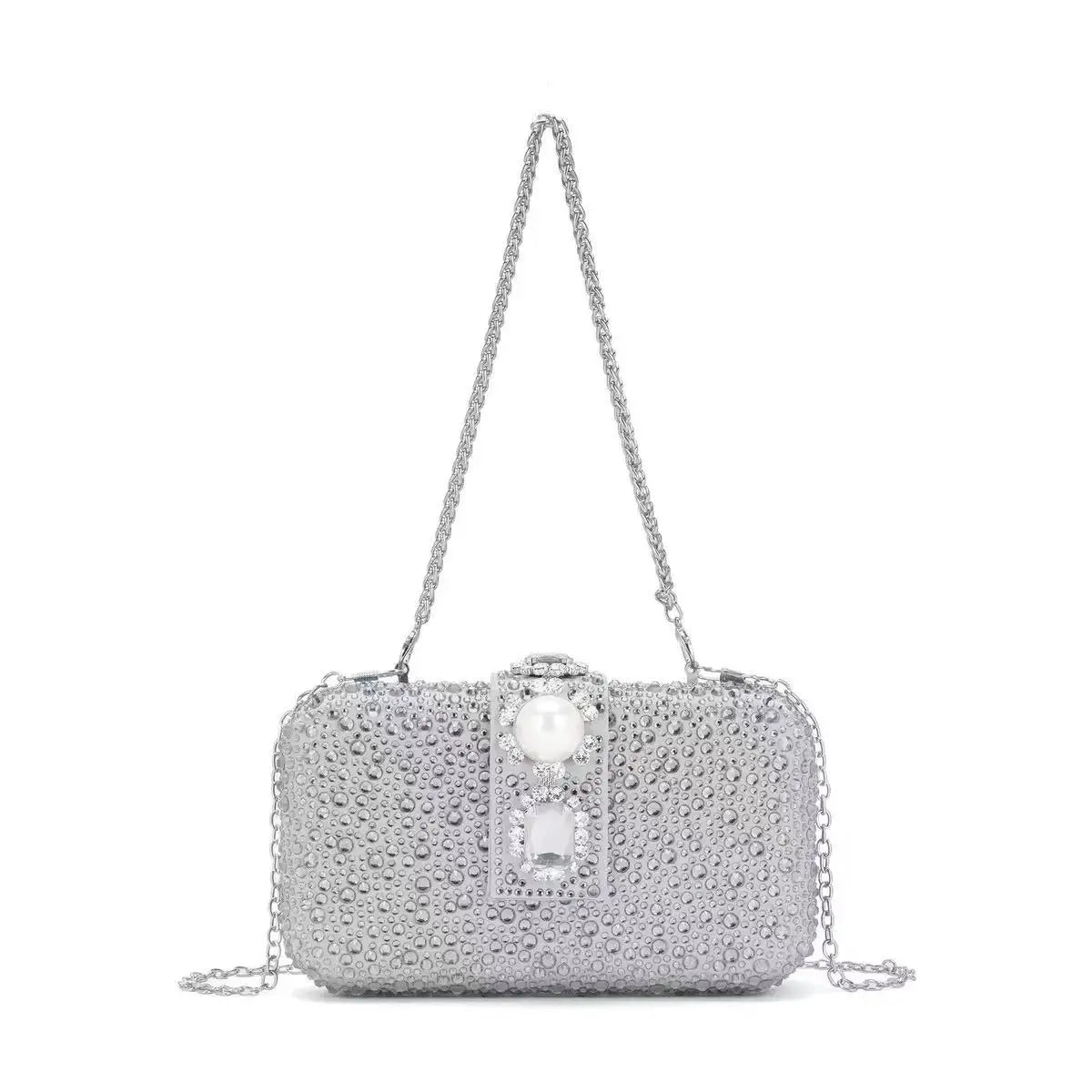 Crystal Shiny Diamond Evening Clutch Purse Wedding Party Banquet Bag Luxury Design Glitter Women Handbag Shoulder Crossbody Bag