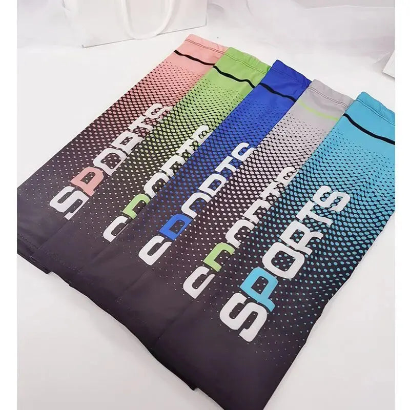2Pcs Set UV Protection Long Sleeve with Full Face Mask Outdoor Sport Cycling Ice Silk Breathable Neck Protector Arm Cover
