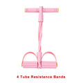 4-Level Resistance Band Tensioner with Non-Slip Handles - Home Fitness Equipment for Abdominal Muscle Training Yoga Abdominal