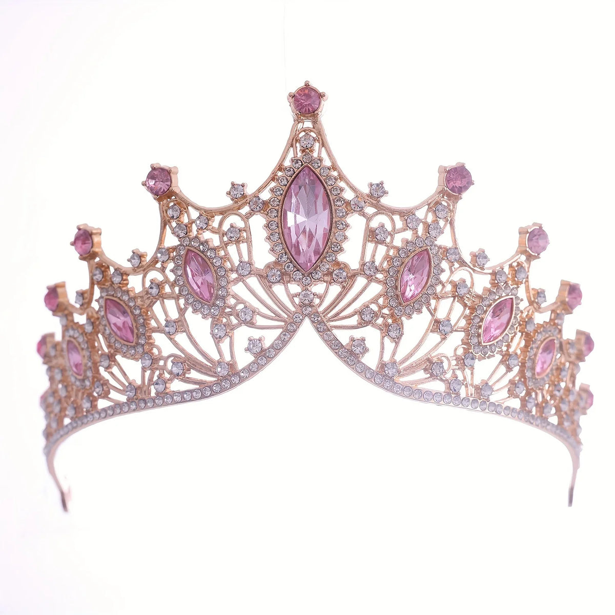 Bridal Crown Baroque Vintage Princess Queen Headwear Crystal Tiara For Women Wedding Crown Hair Dress Accessories Jewelry