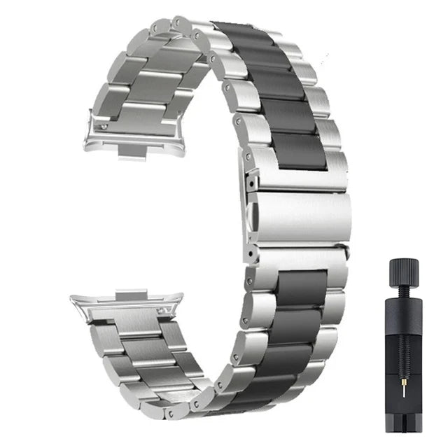 Stainless Steel Strap For Redmi Watch 4 Metal Luxury Band Replacement Watchband For Xiaomi Mi Band 8 Pro Sport Bracelet Correa