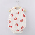 Summer Baby Home Suit Bodysuit Cute Cartoon Bear Rabbit Boys Girls Children Climbing Pajamas Thin Newborn Kids Sleeping Clothes
