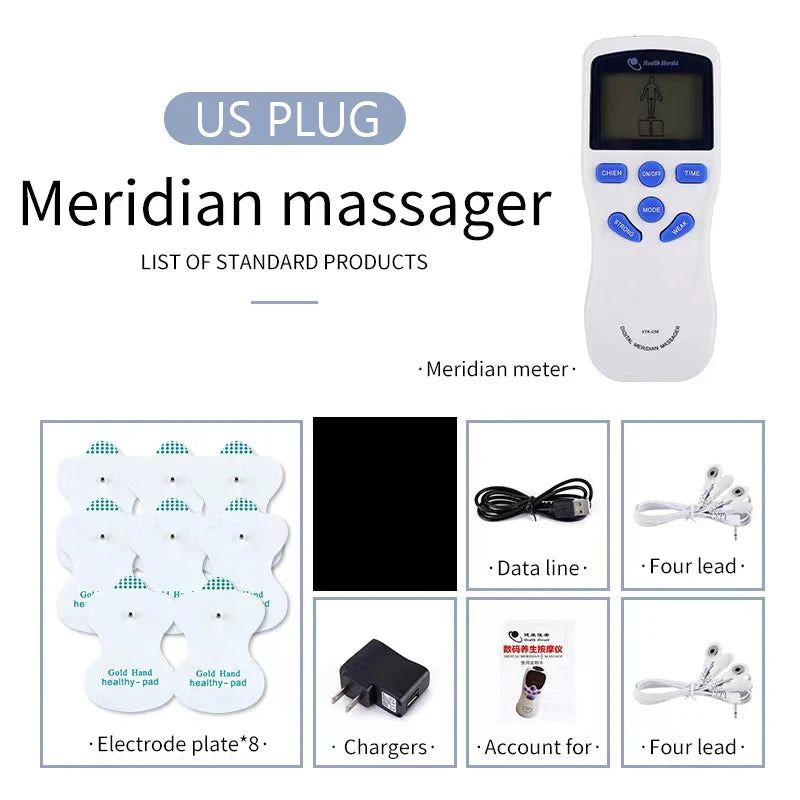 Massager Tens Muscle Stimulator Electric Acupuncture Body Massage Digital Slimming Machine Accessories Stimulator