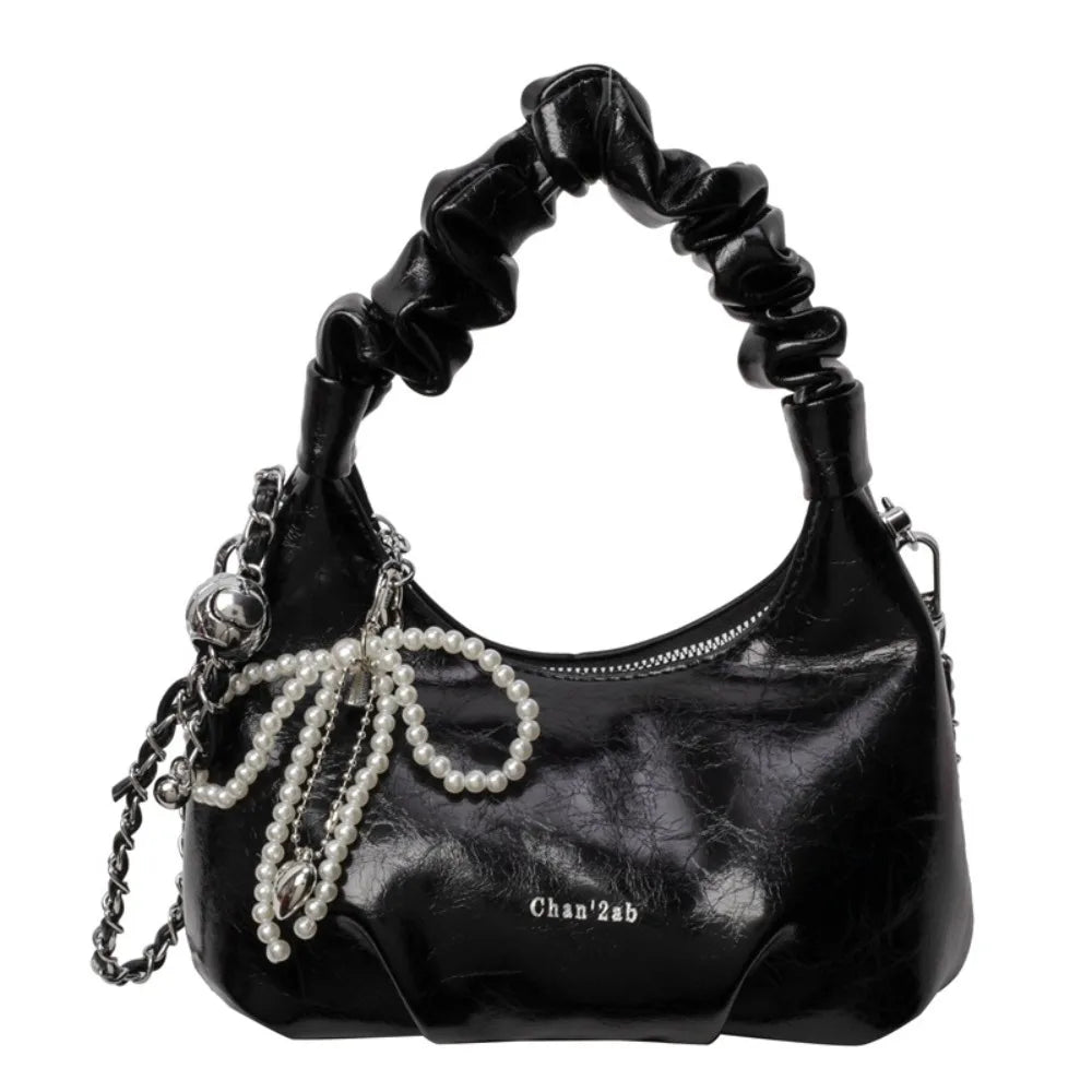 Fashion Rhinestone Bowknot Evening Bag Glitter Gold Silver Bow Chain Bag Clutch Bag for Women Female