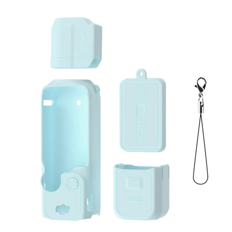 Case for DJI OSMO Pocket 4 Pro 4 3 Silicone Protective Cover Anti-Scratch Lens Cap Protector for Pocket4 Case Shell Accessories