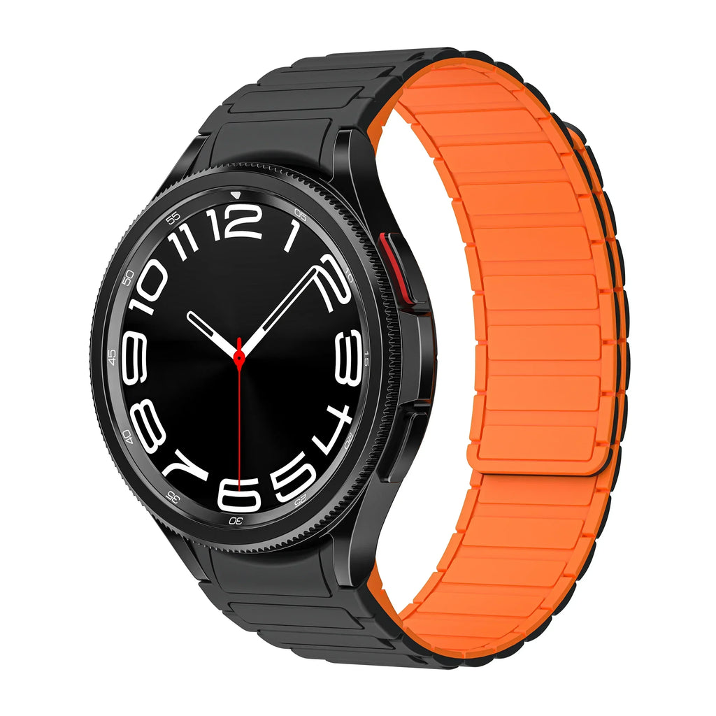 Silicone Band For Samsung Galaxy Watch 6 Classic 43mm 47mm 5Pro 45mm NO Gaps Sports Strap For Watch 6 40 44mm 4Classic 42mm 46mm
