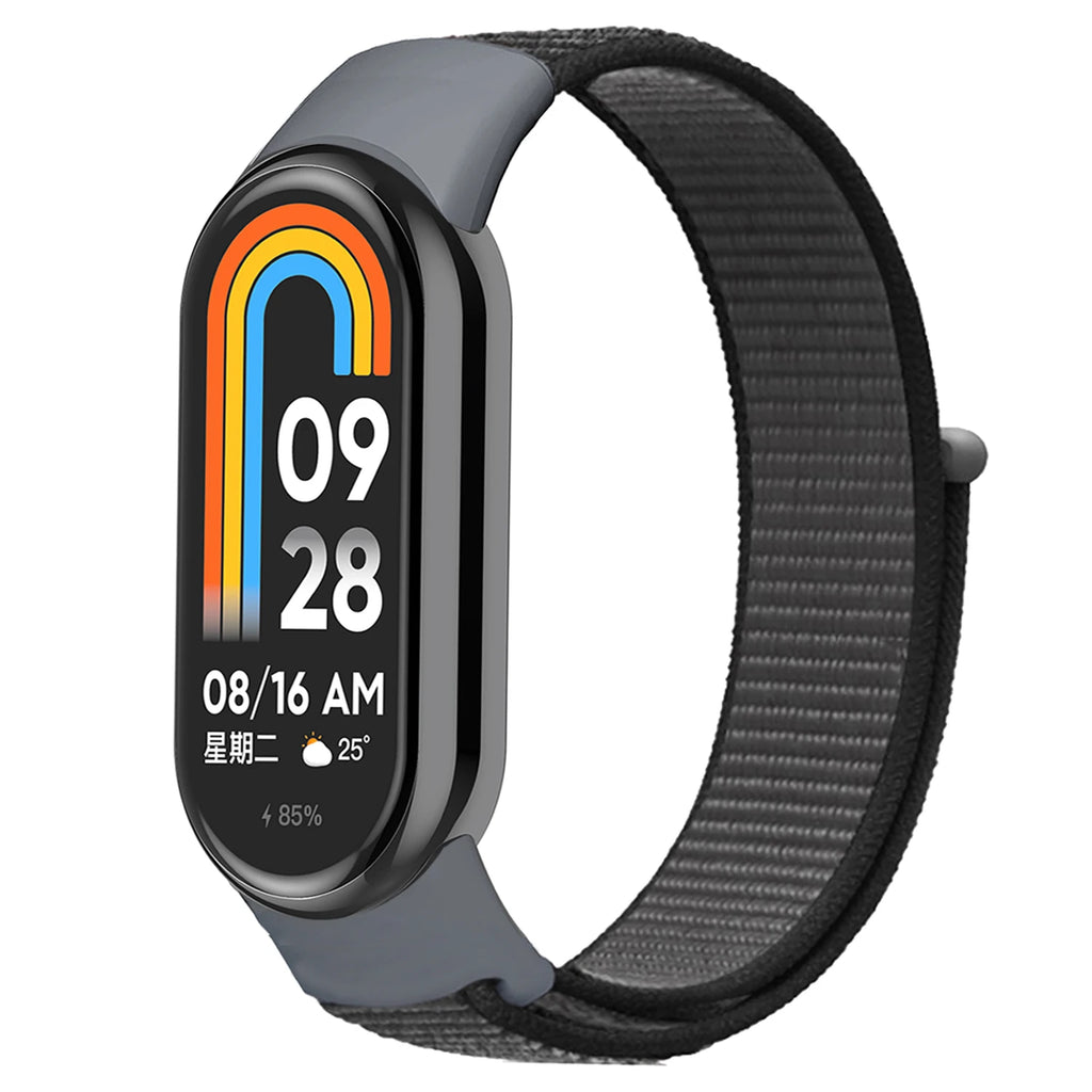 Nylon Loop for xiaomi Mi Band 10 9 8 Straps SmartWatch Wristband Correa Replacement Sport Pulsera for Miband 7 6 5 4 3 Bracelet