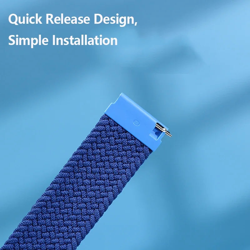 20mm 22mm watch Strap for Samsung Galaxy Watch 7/6/4/5/Pro/6 Classic/S3/active 2 Band Braided Bracelet Huawei GT 23 GT4 GT5 46mm