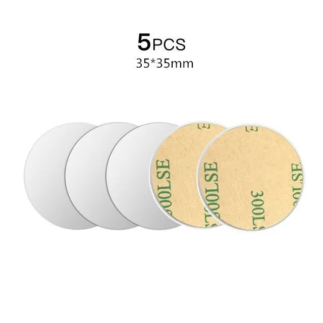 1/3/5Pcs Metal Plate Disk for Magnet Car Phone Holder Round Iron Sheet Stickers Car Magnetic Phone Stand Mount Accessories