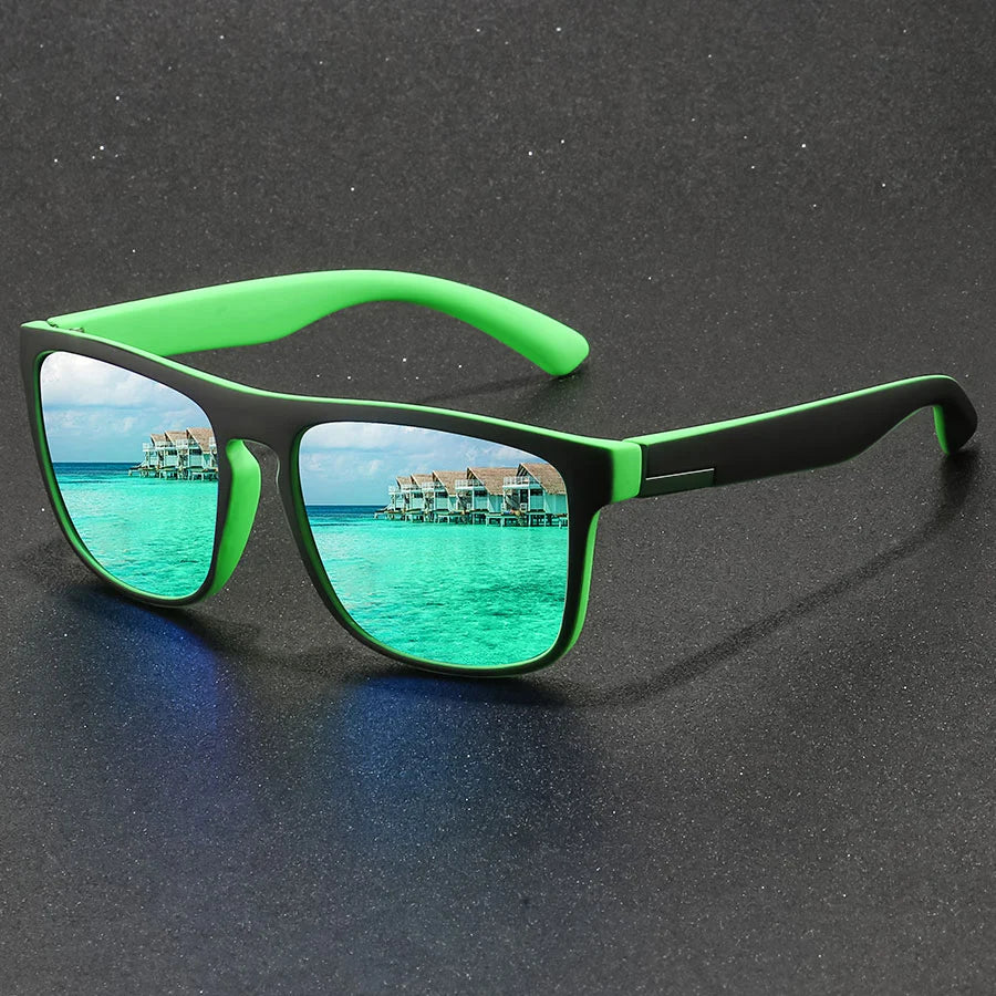 14 PCS Fashion Vintage Square Sunglasses Men Women Fishing Driving Man Luxury Brand Designer Sun Glasses Retro Eyewear UV400