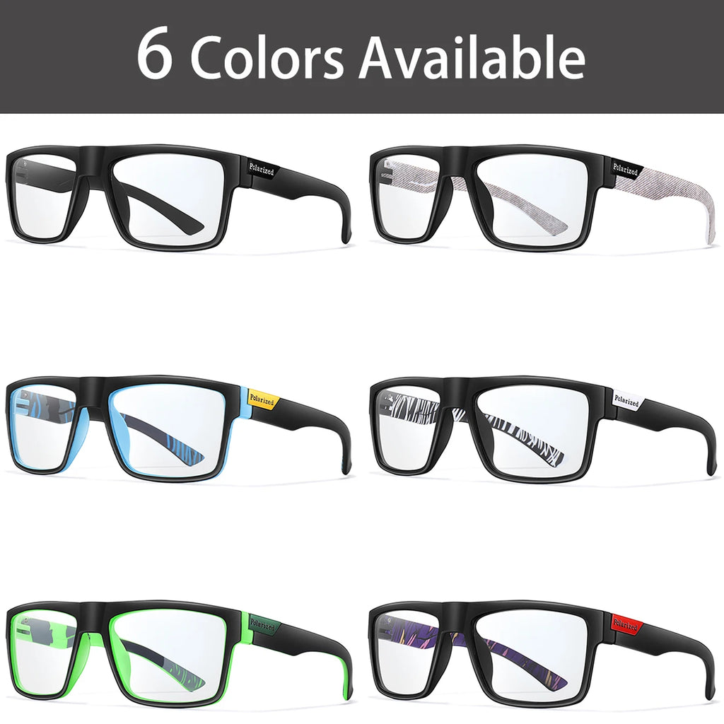 3-Pairs Classical Square Photochromic Sunglasses Outdoor Sports Cycling Running Driving Men Women Festival Party Wear Eyewear