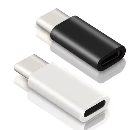 3PCS Lightning Female To USB C Male Charger Adapter for IPhone 15 Pro Max Plus IPad Type C To 8Pin Charging Data Sync Connector