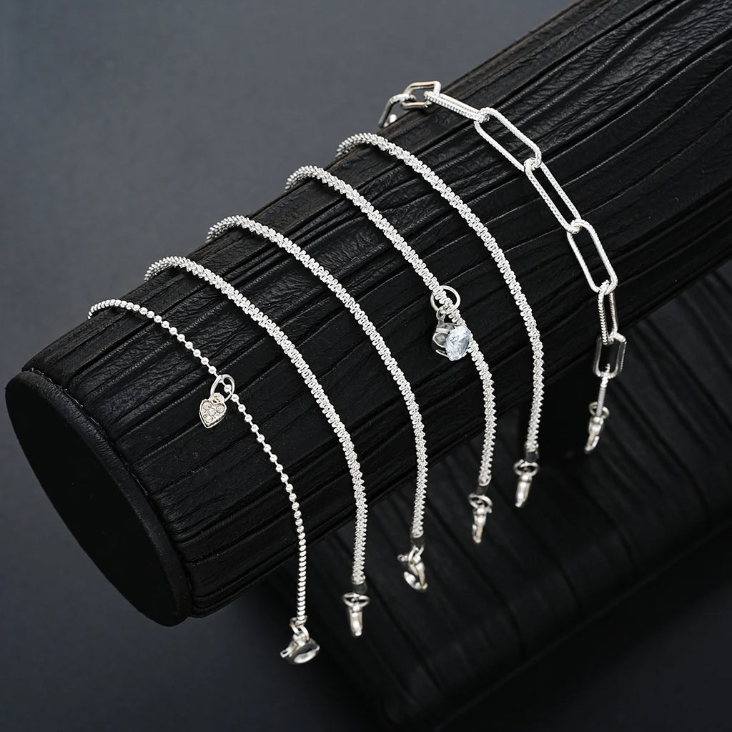 6 Pcs Fashion Gold Color Sparkling Adjustable Bracelets Set for Women Elegant Fine Bracelet New Wedding Party Jewelry Gifts