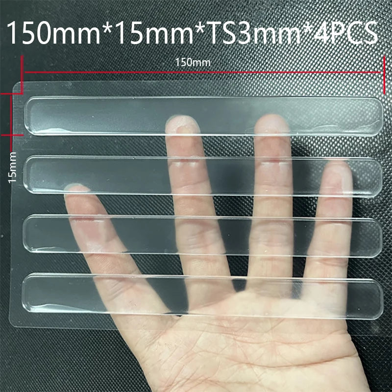 100PCS Self Adhesive Silicone Clear Bumpers Wall Protector Furniture Refrigerator Door Cabinet Glass mute Buffer Anti-crash Pad