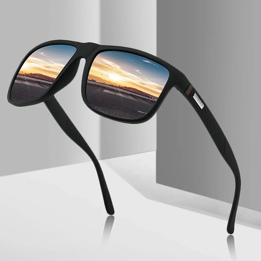 Fashion Photochromic Polarized Sunglasses Men Women Vintage Square Men's Sun Glasses Brand Designer Driving Fishing UV400 Shades