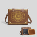 Kawaii Star Moon Badge Display Shoulder Bag Magic Book Design Transparent Window Women Messenger Bag PU Girls Ita-bag Lolita