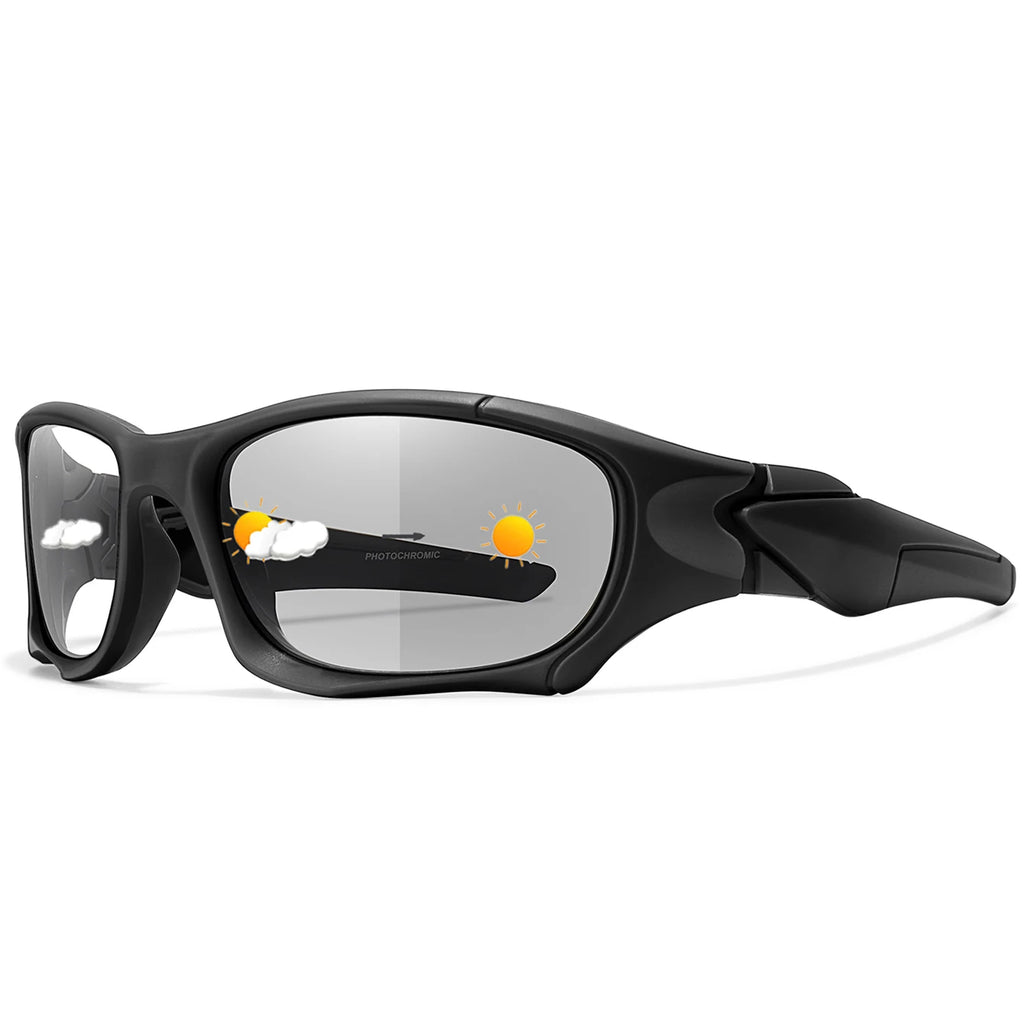 Trendy Style Photochromic Sunglasses For Men Women Outdoor Mtb Bicycle Cycling Runnging Eyewear Sports Bike Windproof Goggles