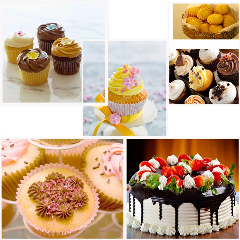 Piping Pastry Bag With Nozzles Set For Confectionery Tips Baking And Bakery Accessories Spatula Smoothing Cake Decoration Tools