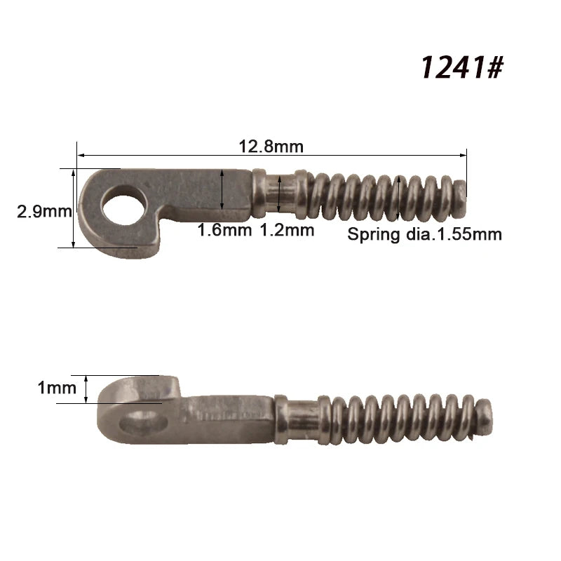 1800pcs Eyeglasses Spring Insert Glasses Repairing Flex Temples Optical Frame Broken Replacement Accessory