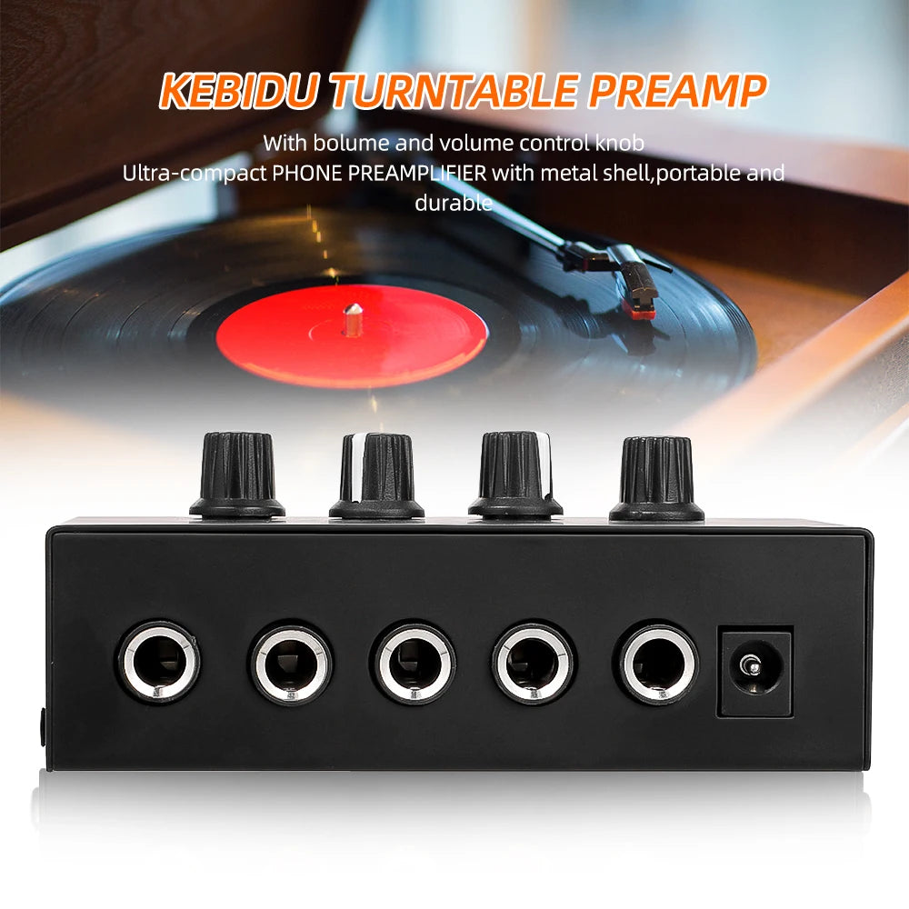 4 Channels Mini Stereo Headphone Amplifier HA400 Headphone Distributor Ultra-Compact With Power Adapter EU US Plug Adapter