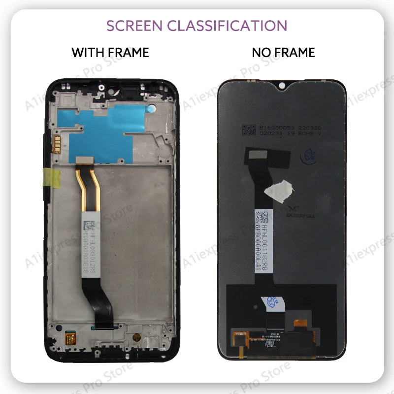For Xiaomi Redmi Note 8 LCD Display Touch Screen Digitizer Assembly M1908C3JH M1908C3JG M1908C3JI For Redmi Note8 Display Parts
