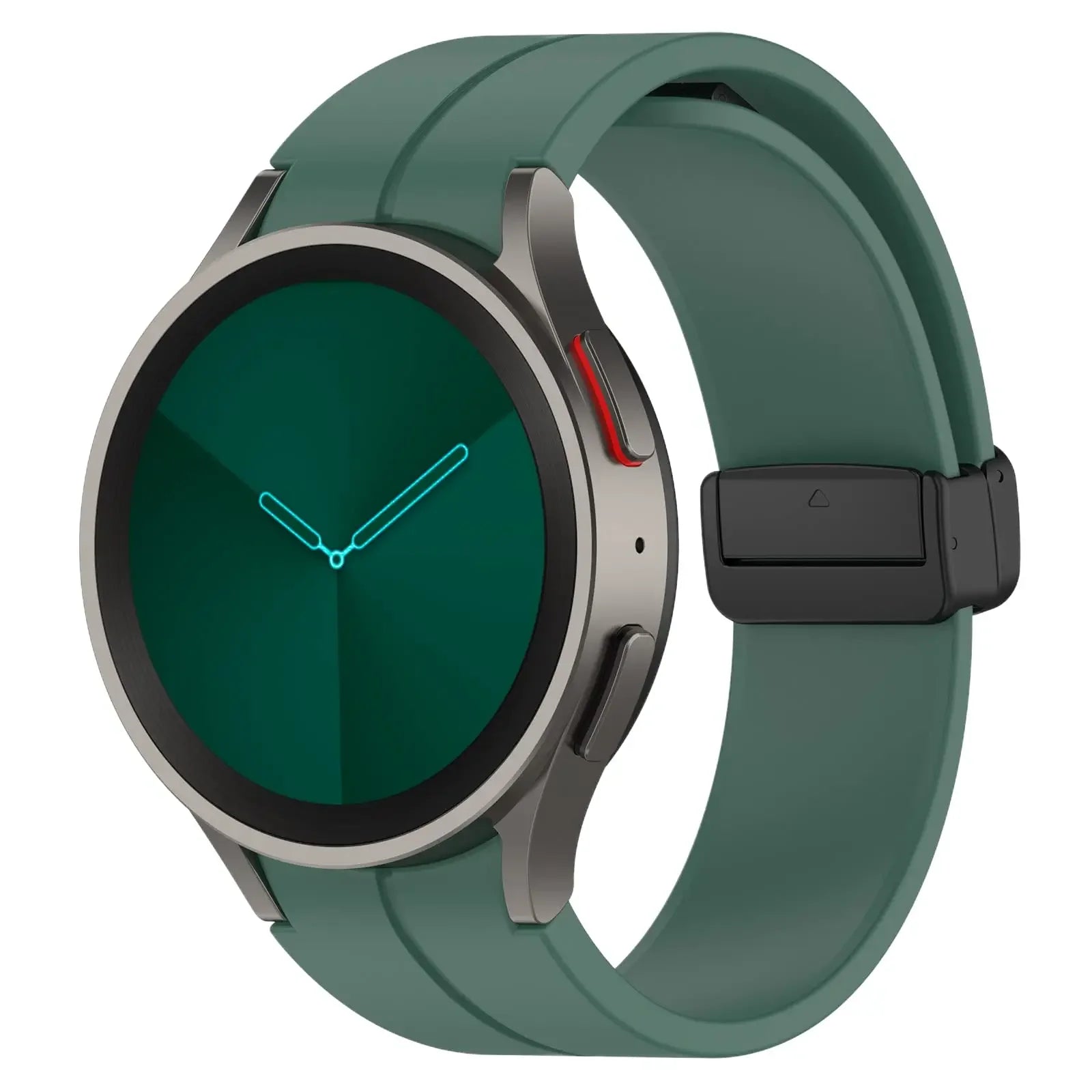 Original Silicone Band for Samsung Watch 7 6 5 4 Classic Strap 47mm 43mm 44mm 40mm Magnetic Buckle For Galaxy Watch 5 Pro 45mm