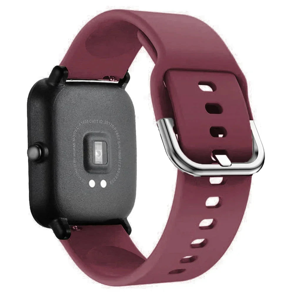 Silicone Strap For Amazfit GTS 4/2e/3/2 GTS2 Mini/GTR 4/3/Pro/2/2e Sport Bracelet Huawei watch Gt 5-4-2e-3-3 pro 20mm 22mm Bands